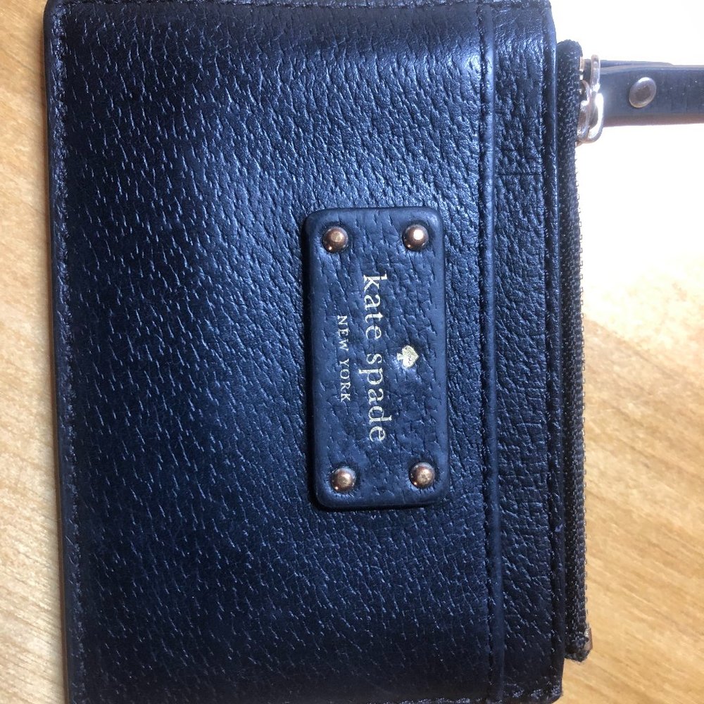 Used Kate Spade Black cardholder